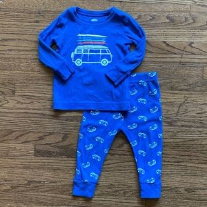 Two piece VW bus pajamas